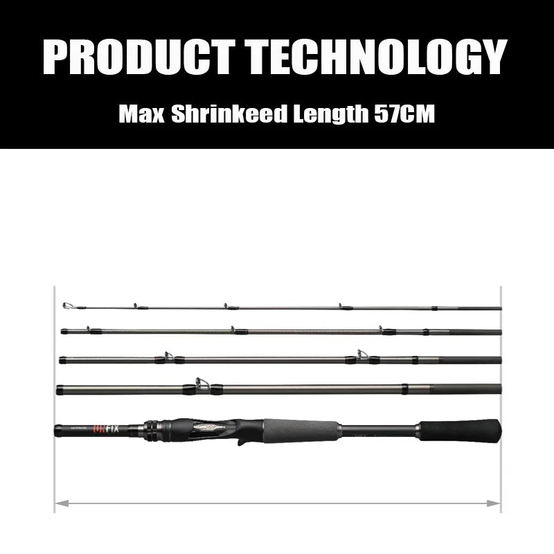 SHIMANO 2024 UNFIX 4/5 pieces Spinning/Casting Rod SPIRAL CI4+ HIGH RESPONSE SOLID Portable Travelling Carbon Fishing Rod