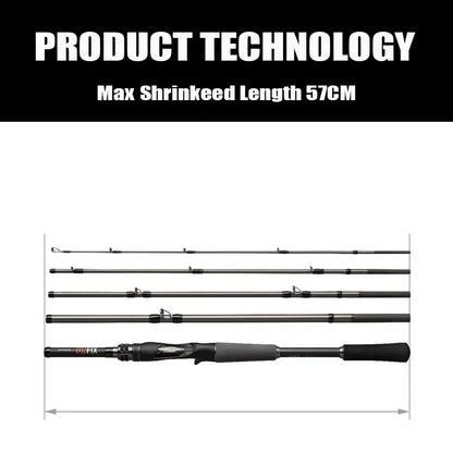 SHIMANO 2024 UNFIX 4/5 pieces Spinning/Casting Rod SPIRAL CI4+ HIGH RESPONSE SOLID Portable Travelling Carbon Fishing Rod