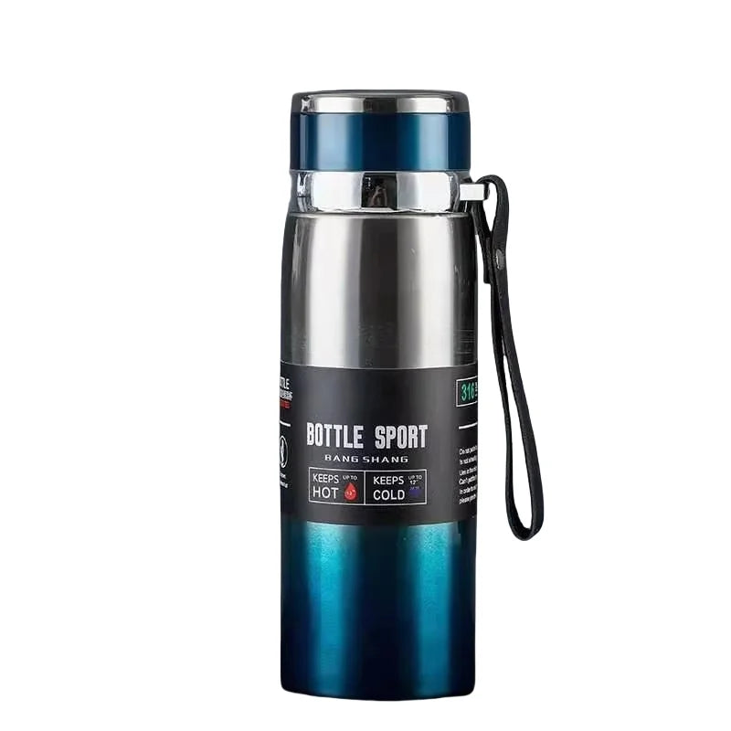 800ML ML Thermos Thermos Thermos Thermos Coffee Vacuum Flask Coffee Tea Stainless Steel Thermos Leak-proof Office Use