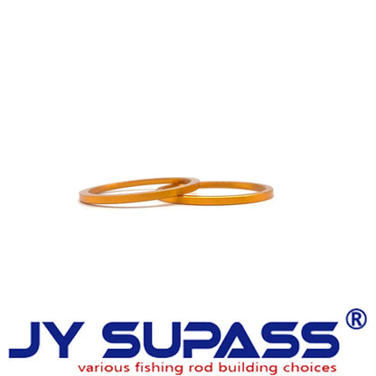 JY SUPASS 5pcs R1 wind check contracted fishing rod building kit trim ring for rod building Fishing Rod aluminum part