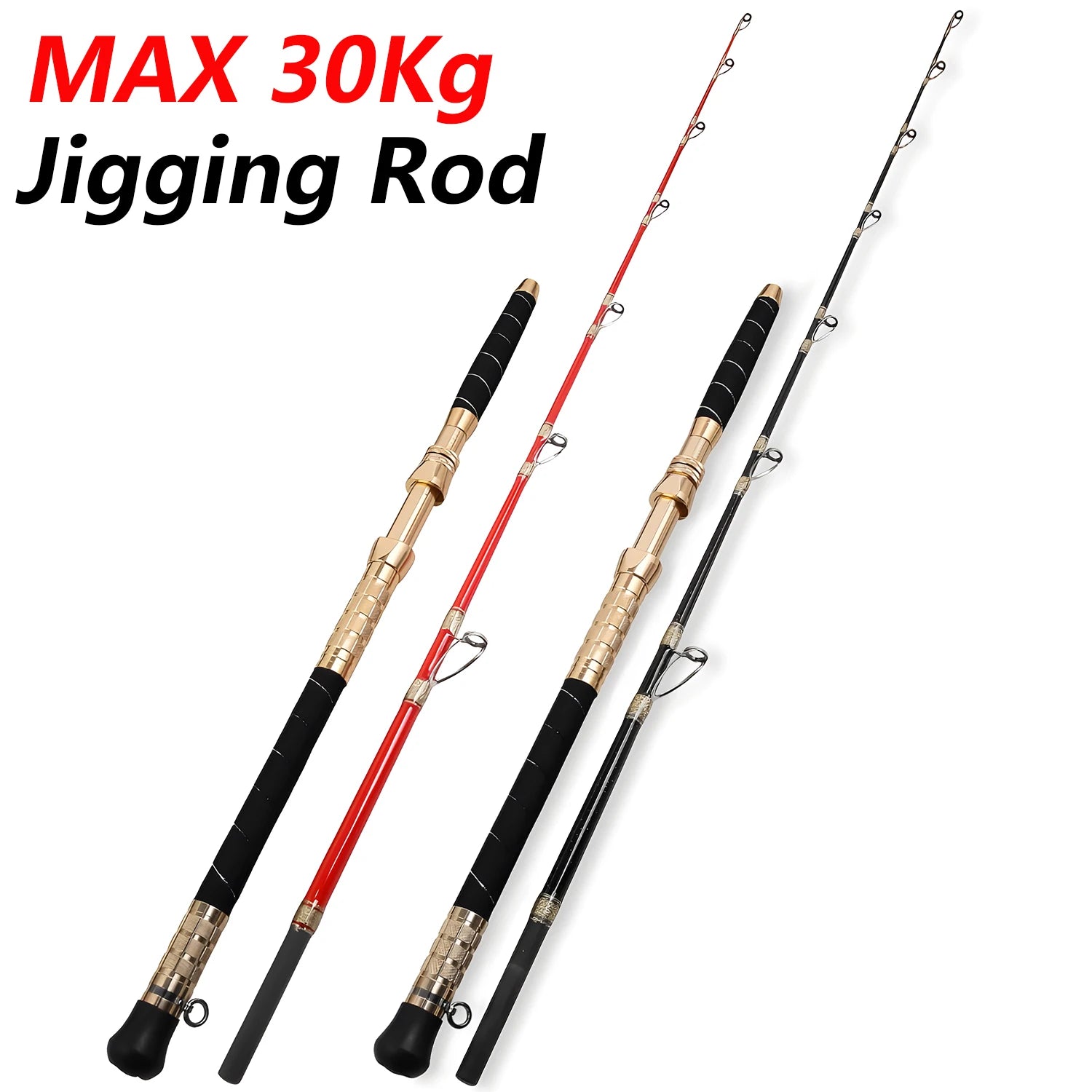 Sea Boat Jigging Fishing Rod for Cuttlefish Octopus Squid,Solid Fiberglass Spinning Casting Rod,XXH Ocean Fishing Pole Tool