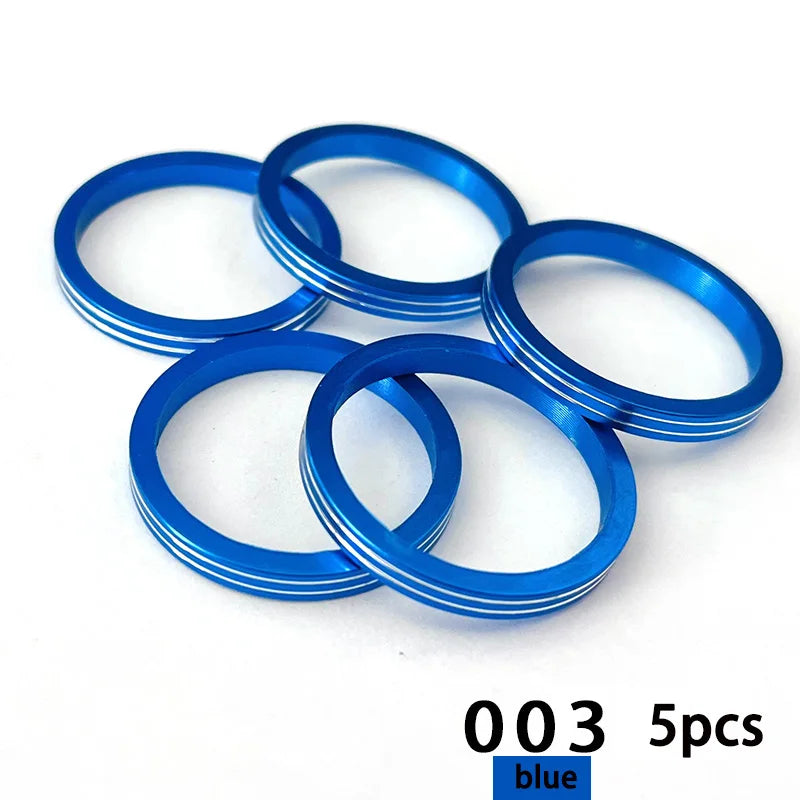 TN33 5PCS a Bag Rod Building Aluminum Rings Fishing Rod Parts for Fishing Rod Building Repair Maintainence Parts DIY Accessory