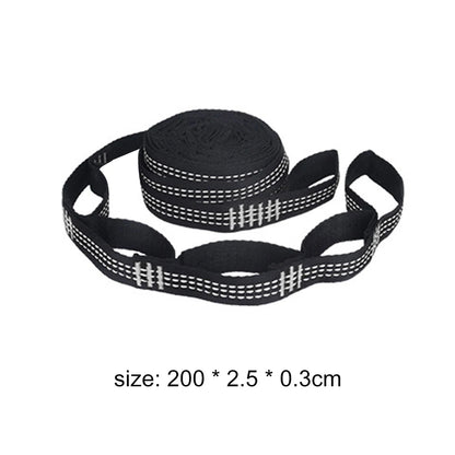 One Pair Tree Swing Hanging Hammock Straps Rope Heavy Duty Load Capacity Outdoor Camping Hiking Hammock Hanging Belt