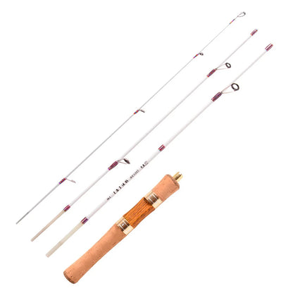 Telescopic Fishing Rod XUL Soft Ultralight Mini Fishing Pole Rotatable Portable Fishing Rods 4 Section Fiberglass Fishing Tackle