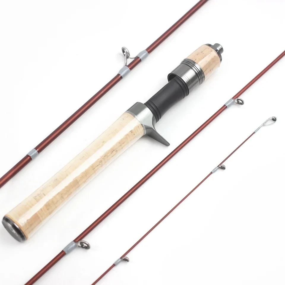 1.4M Glass Spinning Lure Rod Slow Lure Ultralight Rods Ultra Light Solid Tips Trout Stream Fishing Pesca Casting Rod