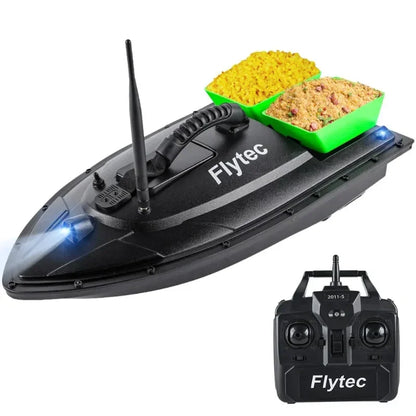 MBLN Remote Control Fishing Bait Boat, 500m Range, Single Hopper, 2kg Load, Waterproof, Cruise Control, One-Key Return.,VX
