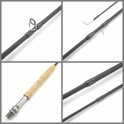 Mavllos Sneak Fly Fishing Rod 40T Carbon Fiber 6.5ftT 8ft 9ft Cork Handle #5/6 Line Light Lake River Fly Rod For Trout and Bass