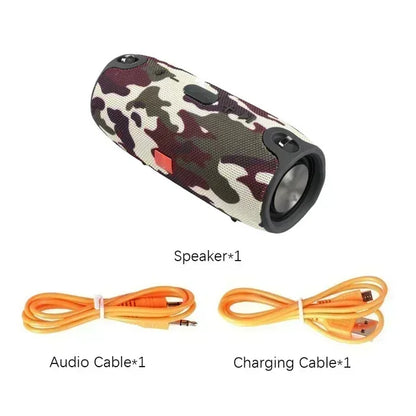 3600mAh 40W TWS Bluetooth Speaker Waterproof Portable PC column bass Music Player Subwoofer Boombox with BT AUX TF usb