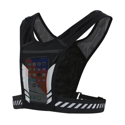 Ultra Light Running Vest with Phone Pocket Water Bottle Holder Breathable Hydration Pack for Outdoor Cycling Hiking Trail