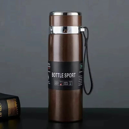800ML ML Thermos Thermos Thermos Thermos Coffee Vacuum Flask Coffee Tea Stainless Steel Thermos Leak-proof Office Use