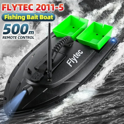 MBLN Remote Control Fishing Bait Boat, 500m Range, Single Hopper, 2kg Load, Waterproof, Cruise Control, One-Key Return.,VX