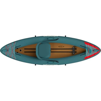 Inflatable Kayak for Adults Single Tandem 220 440lb Weight Ccity Lightweight with Paddle Pump Blue Red