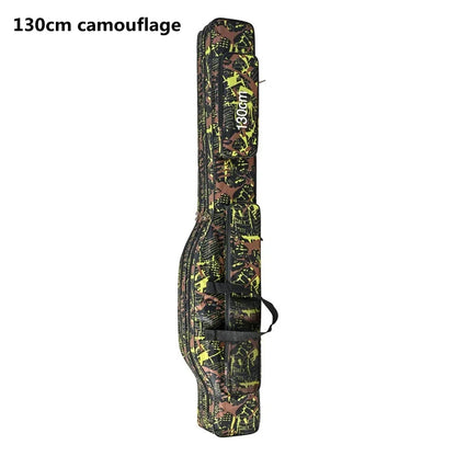 1.3m/1.5m double-layer foldable big belly sea fishing bag, outdoor storage fishing kit, double shoulder fishing rod bag