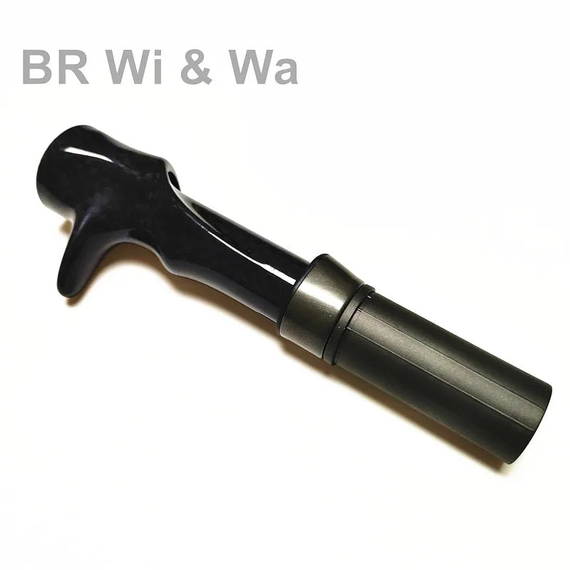 BR Wi & Wa Carbon Reel Seat 3K Woven Carbon Fiber  Body With FUJI Hood DIY Spinng Fishing Rod Casting Rod Repair  Building 1PCS