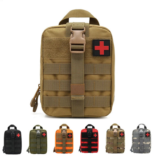 Hunting EDC Molle Pouch IFAK Waist Pack Bag Survival Emergency Medical Kit Outdoor First aid kit Camping Hiking Accessories