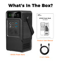 CTOLITY 200W Power Station Camping 192Wh Lifepo4 Power Bank 60000mAh Portable Charger Battery Emergency Power USB TYPE-C Port