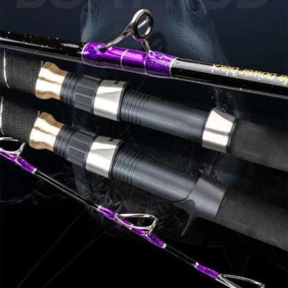 Mavllos Dominate1.5m Superhard Boat Fishing Rod Tuna Jigging Rod Lure 300-700g Line 30-70lb Heavy Duty Saltwater Casting Rod