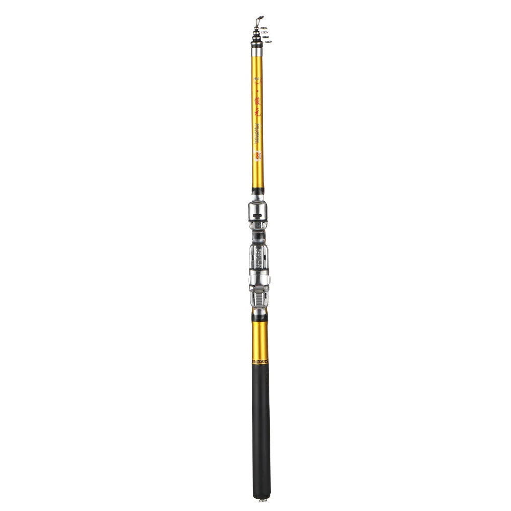 Sea Pole Carbon Material Fishing Rod Quality  1.5m,1.8m 2.1m 2.4m  2.7m 3m Telescopic fishing rod  Quality Spinning Rods