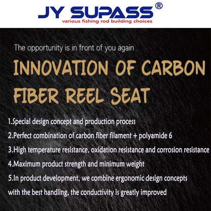 JY SUPASS GSS fishing rod building kit china suppliers custom reel seat carbon Rod Building and Repair Tool