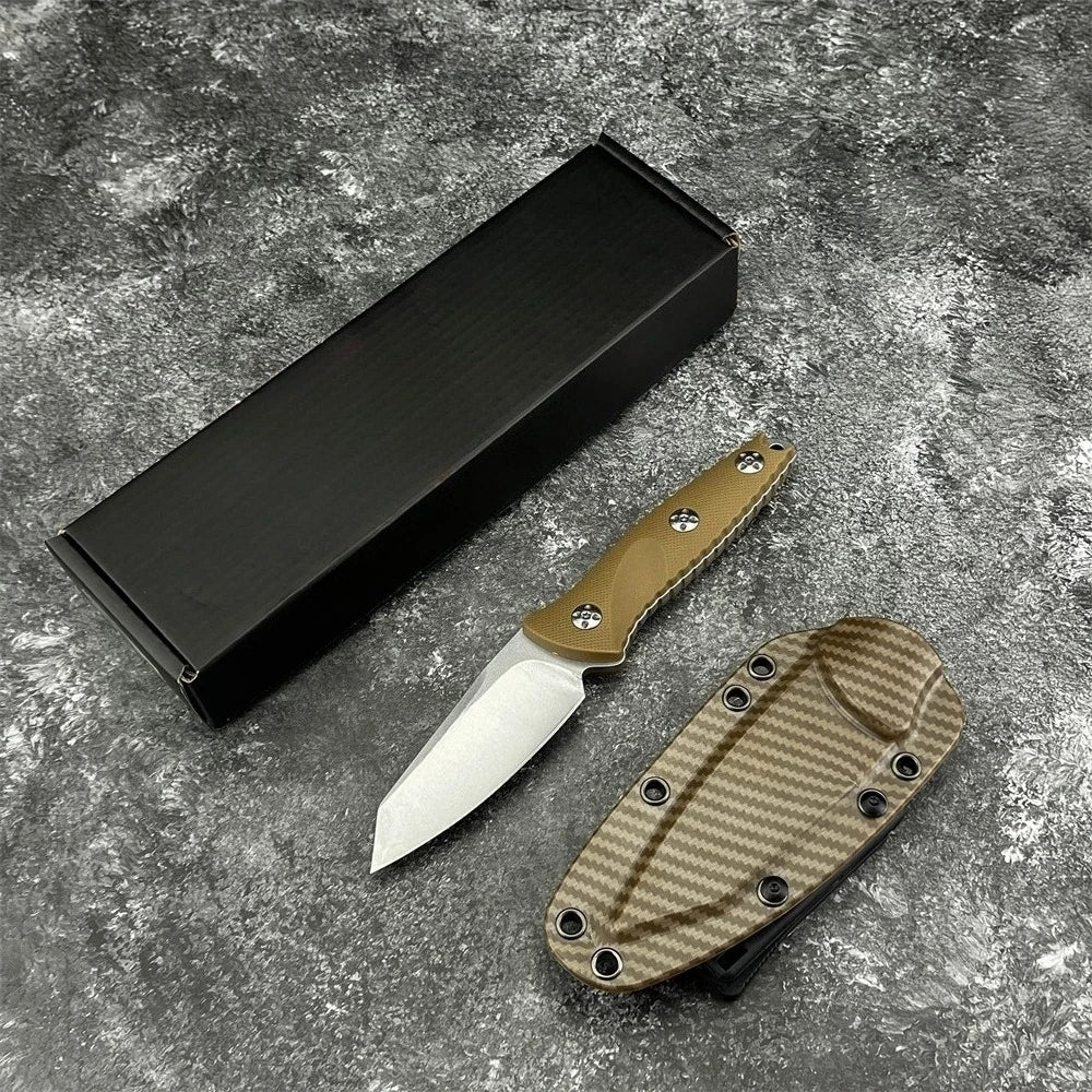93M Fixed Blade Knife Adventure Jungle Camping Hunting EDC Camping Hiking Knife Cutting Knife Mountaineering Fishing Knife Tool