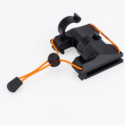 Outdoor Professionals Belt Clip Rod Holder Hands-Free Slide Lock System with 360° Rotation for Fly Fishing and Spinning Rods