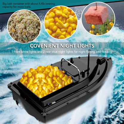 D16  Fishing Bait Boat Wireless Remote Control Fishing Feeder Fish Finder Device 430-540 yards Remote Range Fish Accessories