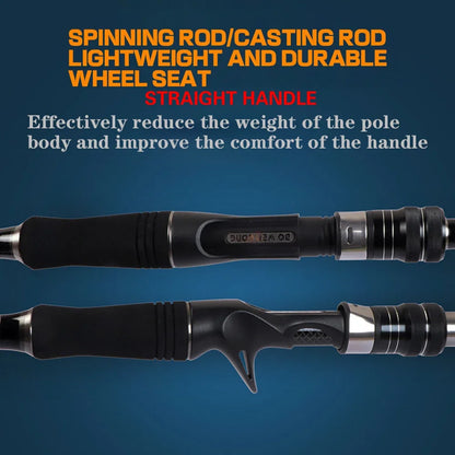 GHOTDA  New Carbon Telescopic Lure Rod 1.8M -3M Spinning Rod/Casting Rod professional fishing rod Jigging Fishing Tackle