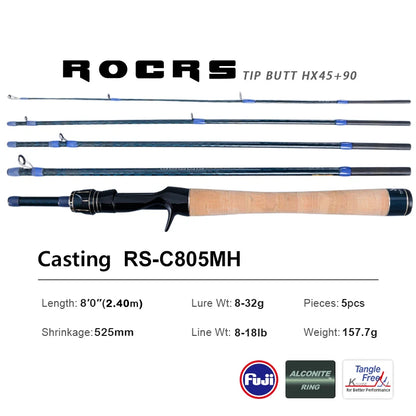 PURELURE AMARO Spinning Rod For Bass High Carbon Long Throwing Fishing Rod In FUJI Accessories, Plus Spinning Reel