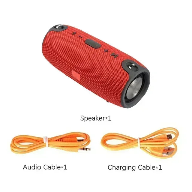 3600mAh 40W TWS Bluetooth Speaker Waterproof Portable PC column bass Music Player Subwoofer Boombox with BT AUX TF usb