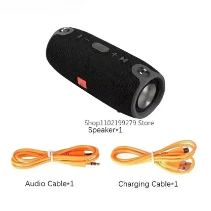 3600mAh 40W TWS Bluetooth Speaker Waterproof Portable PC column bass Music Player Subwoofer Boombox with BT AUX TF usb