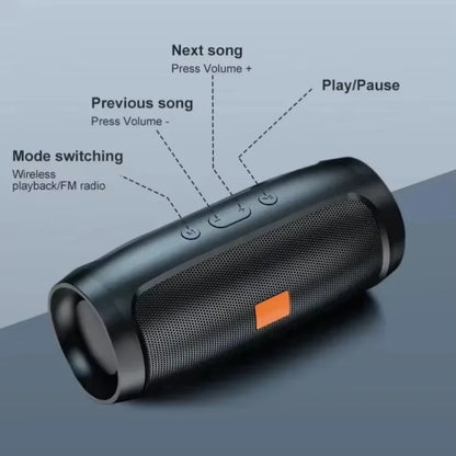 Lenovo 2026NEW Bluetooth Speaker Dual Speaker Stereo TF USB Playback FM Voice Broadcasting Subwoofer Wireless Portable Speakers