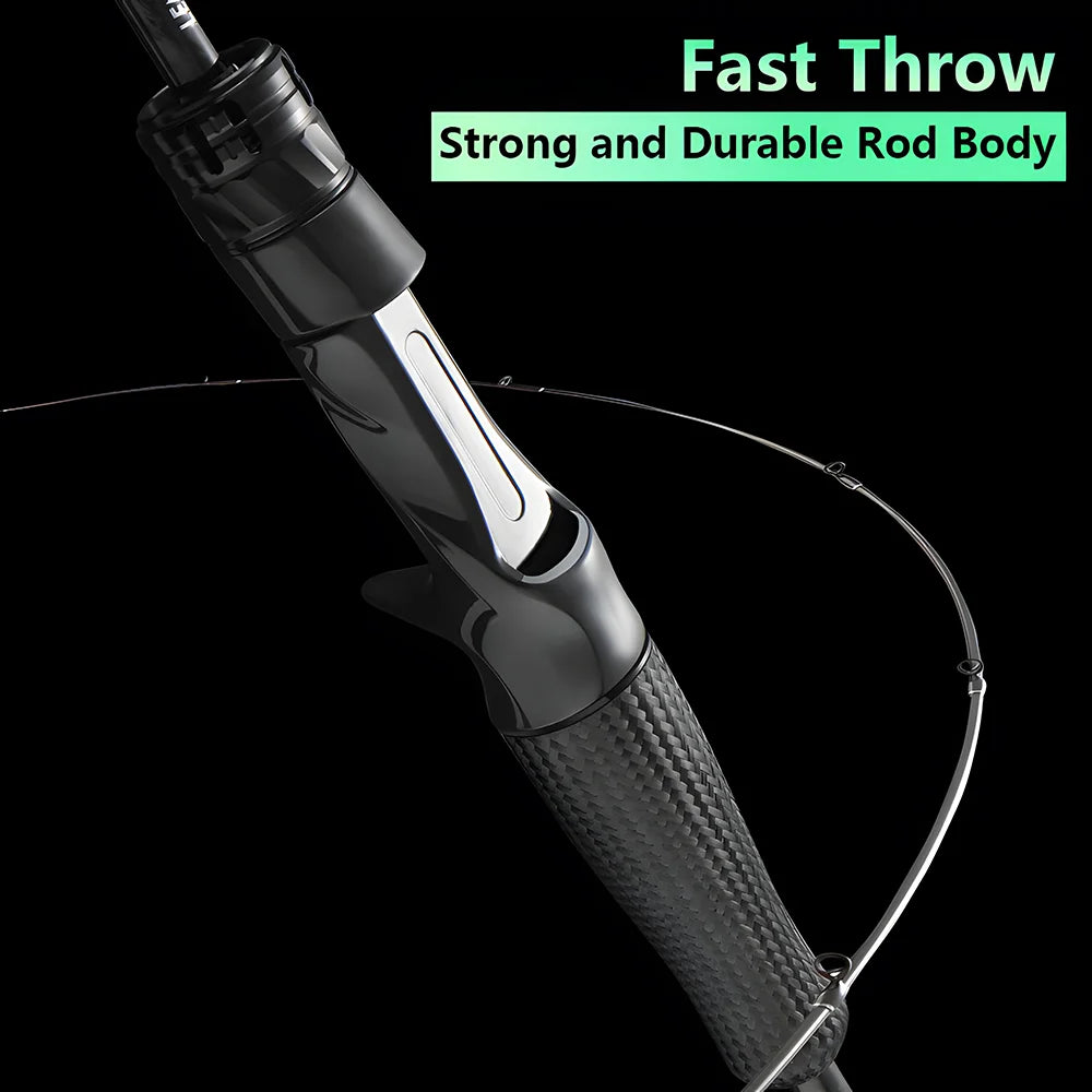 Ultra-light T1100 Carbon Fiber Lure Fishing Rod for Carp Bass Trout,L ML M MH 1.8m 1.98m 2.04m Fishing Pole,Spinning Casting Rod