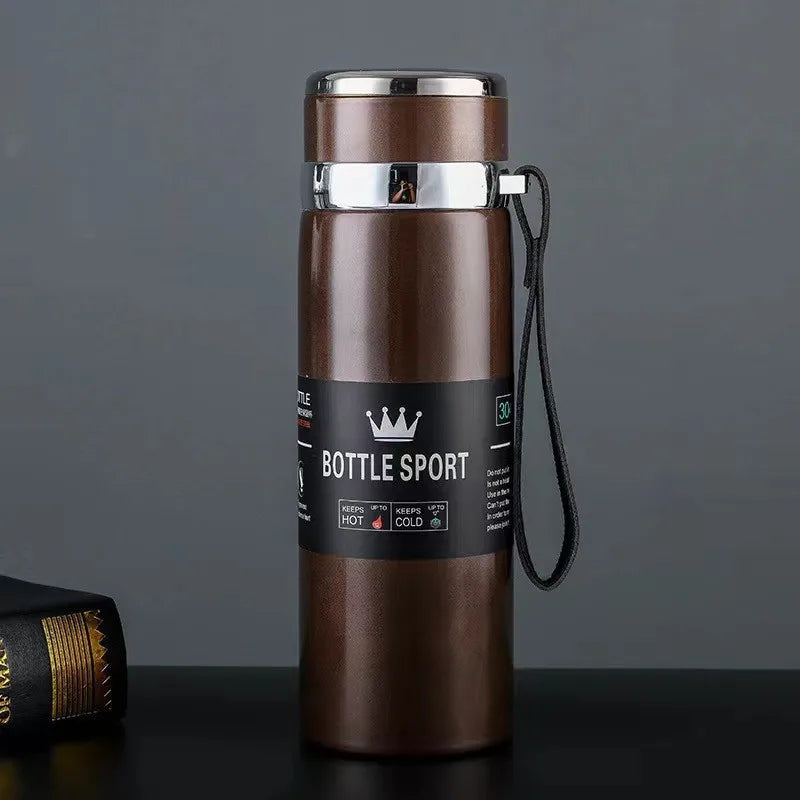 800ML ML Thermos Thermos Thermos Thermos Coffee Vacuum Flask Coffee Tea Stainless Steel Thermos Leak-proof Office Use