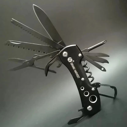 Multitool Knife 11 In 1 Fold Gear Swiss Knife Survive Pocket Hunting Outdoor Camping Survival Multifunctional Folding Knife