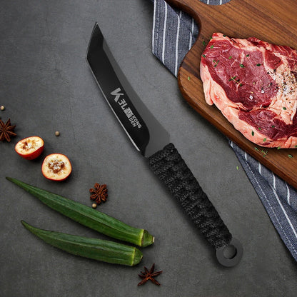 Hand Forged Blade Barbecue Boning Knife Cleaver Meat Chop Vegetable Kitchen Knives Slicing Fruit Fish Filleting Knife Chef Tools