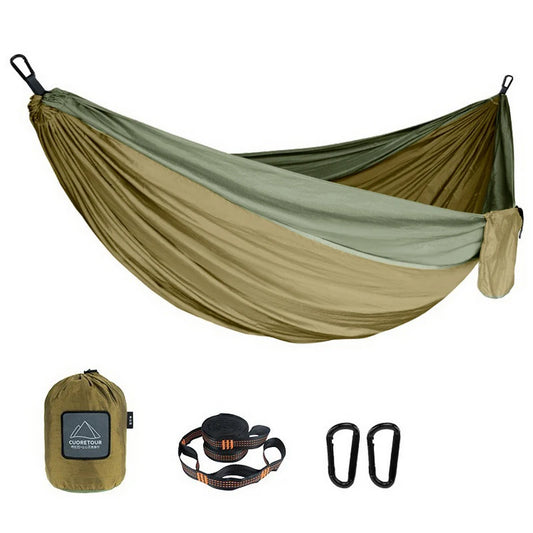 300*200cm Double size super light weight Portable Nylon Camping Hammock for outdoor Sleeping leisure