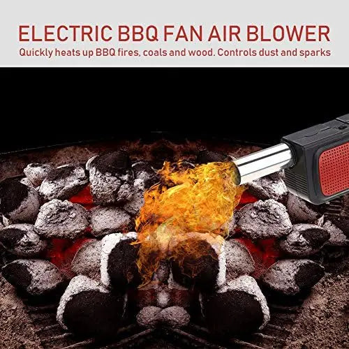 Portable Electric BBQ Fan Blower – Lightweight Air Blower for Camping, Picnics, Outdoor Cooking & Fire Starting