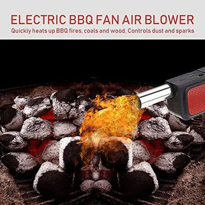 Portable Electric BBQ Fan Blower – Lightweight Air Blower for Camping, Picnics, Outdoor Cooking & Fire Starting