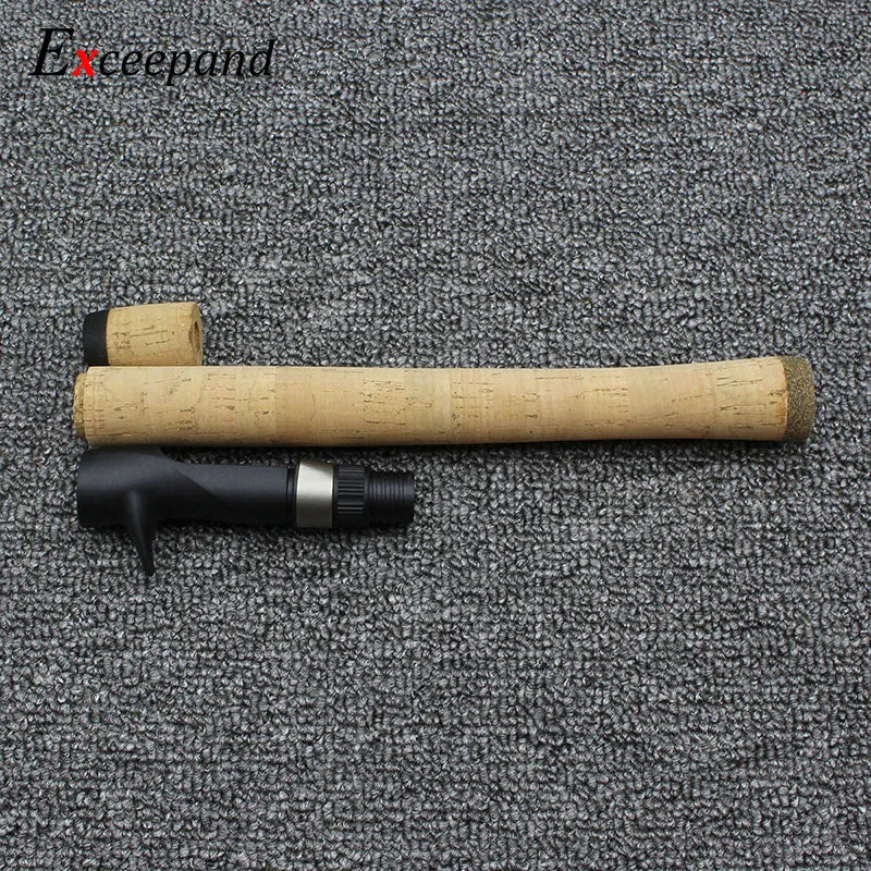 Exceepand Composite Cork Casting Fishing Rod Handle for Rod Building Grip  with Reel Seat Replacement for Rod Building or Repair